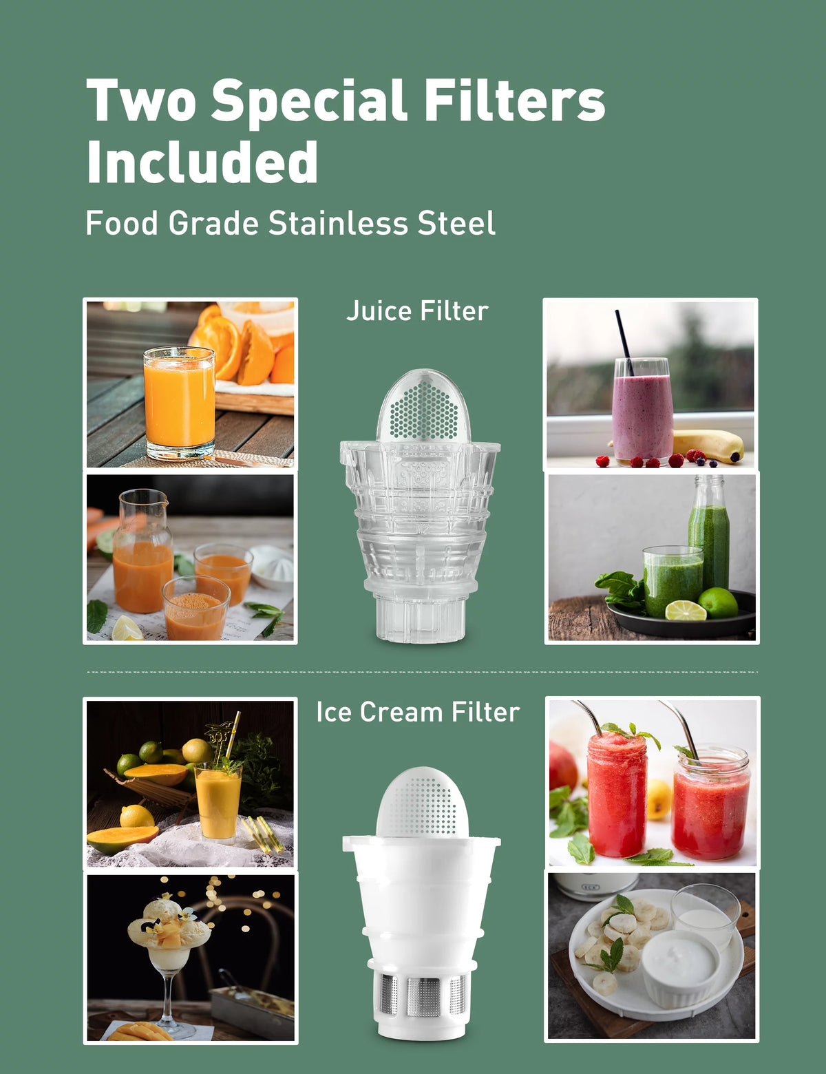 Slow Masticating Cold Press Juicer I6114
