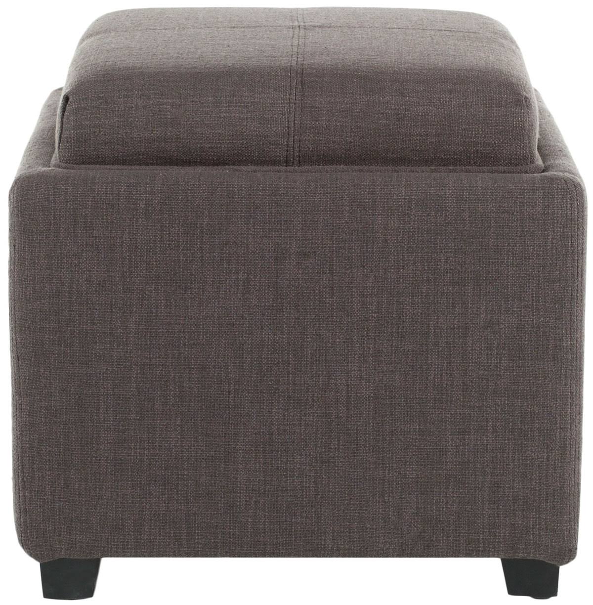 Charcoal Single Tray Ottoman N41138