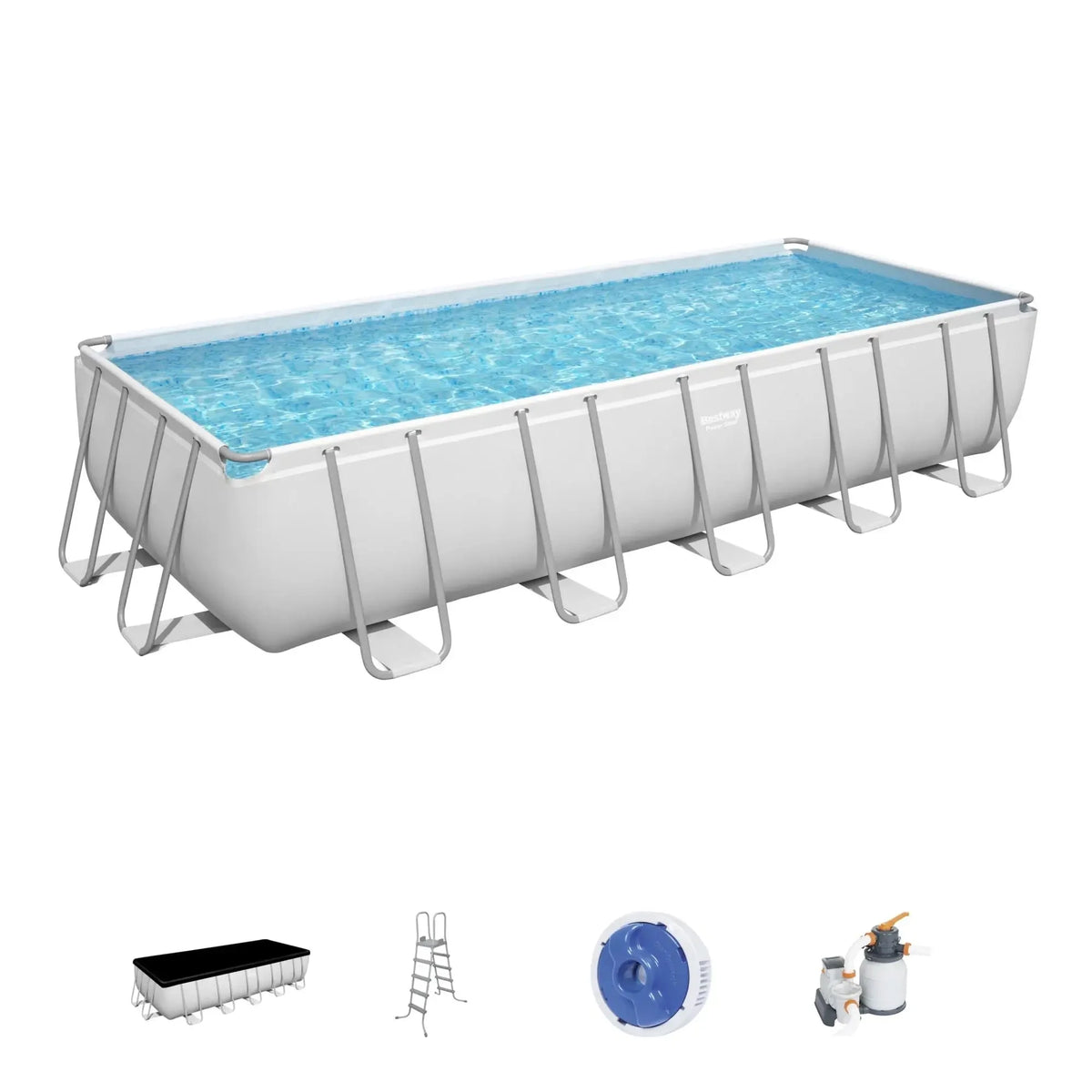 24' x 12' x 52 Rectangular Frame Above Ground Swimming Pool Set N94125