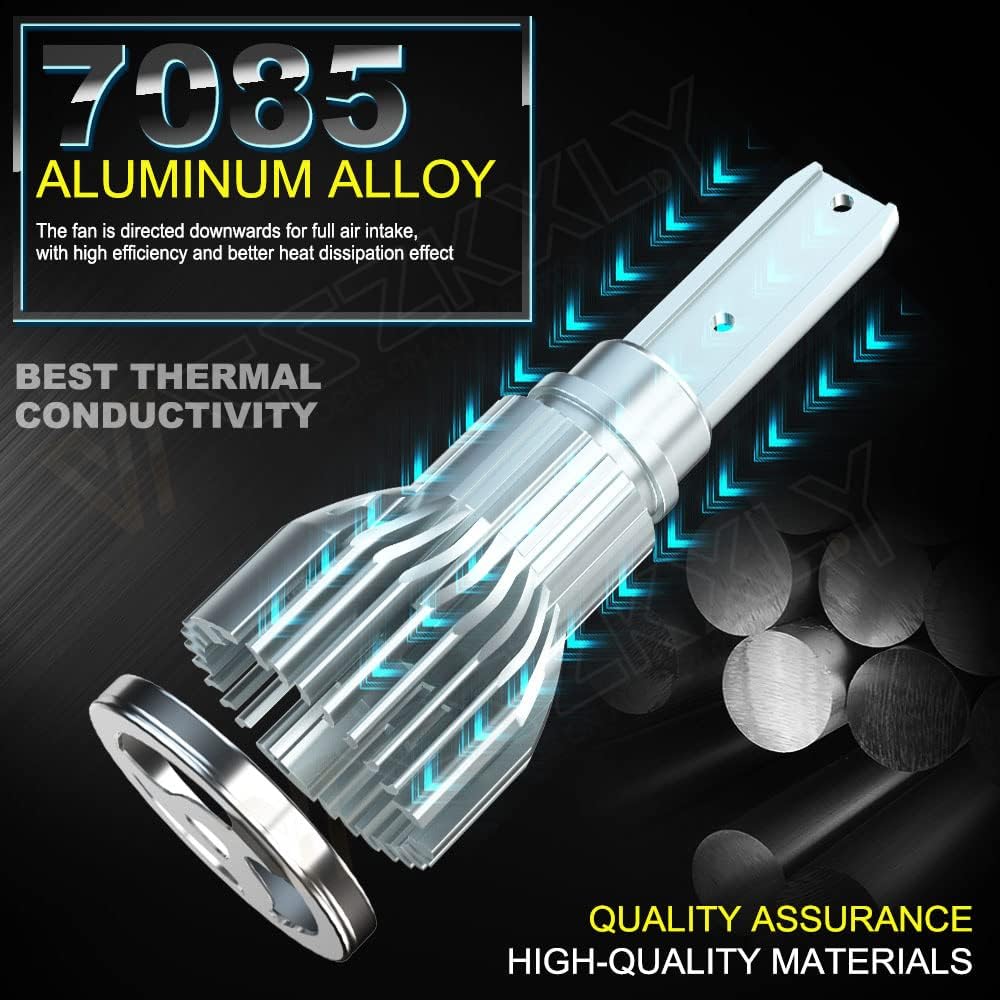 H13 9008 LED Headlight Bulbs Combo Kit, 6000K Bright White, Pack of 2 X261446