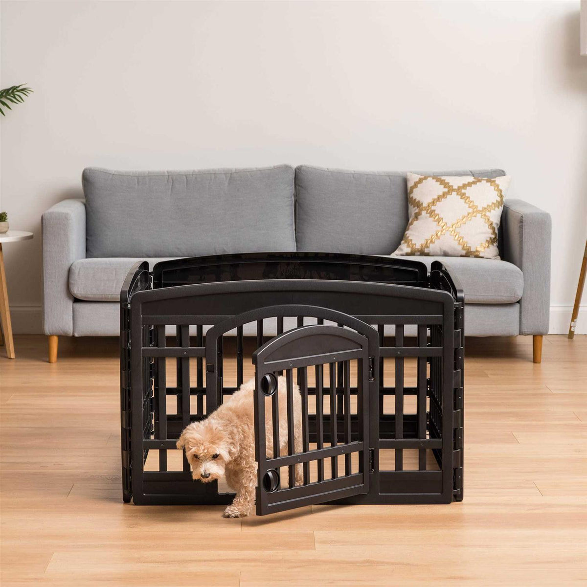4 Panel Exercise Pet Playpen with Door U5290