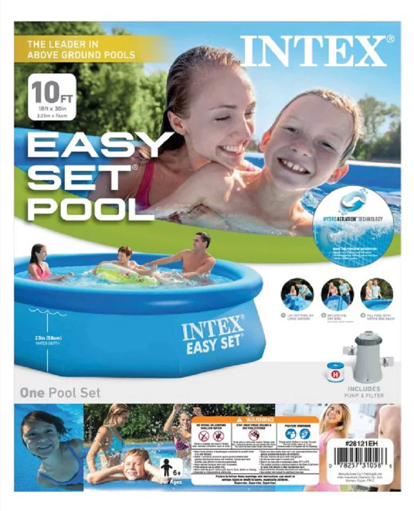 Easy Set Swimming Pool with Filter Pump L145532