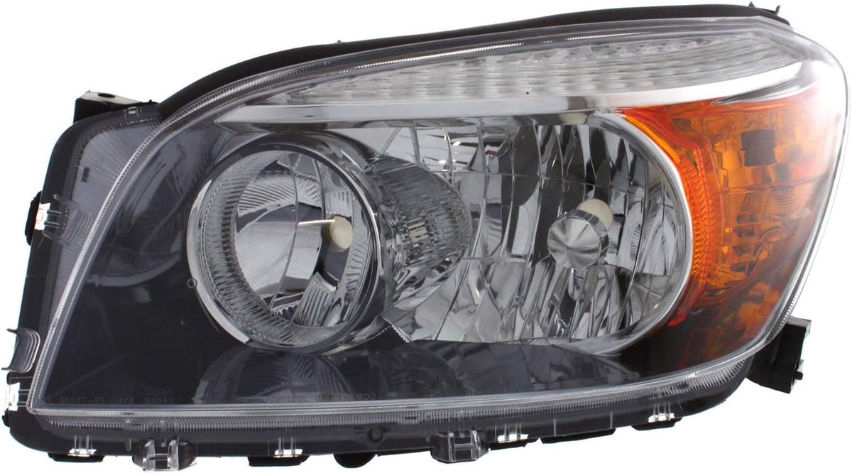 Clear Lens Black Interior Headlight Lens and Housing Set of 2 Z844