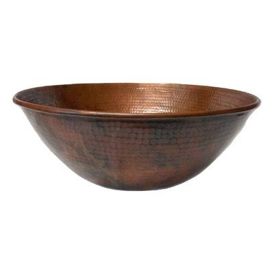 Copper Circular Vessel Bathroom Sink X423404