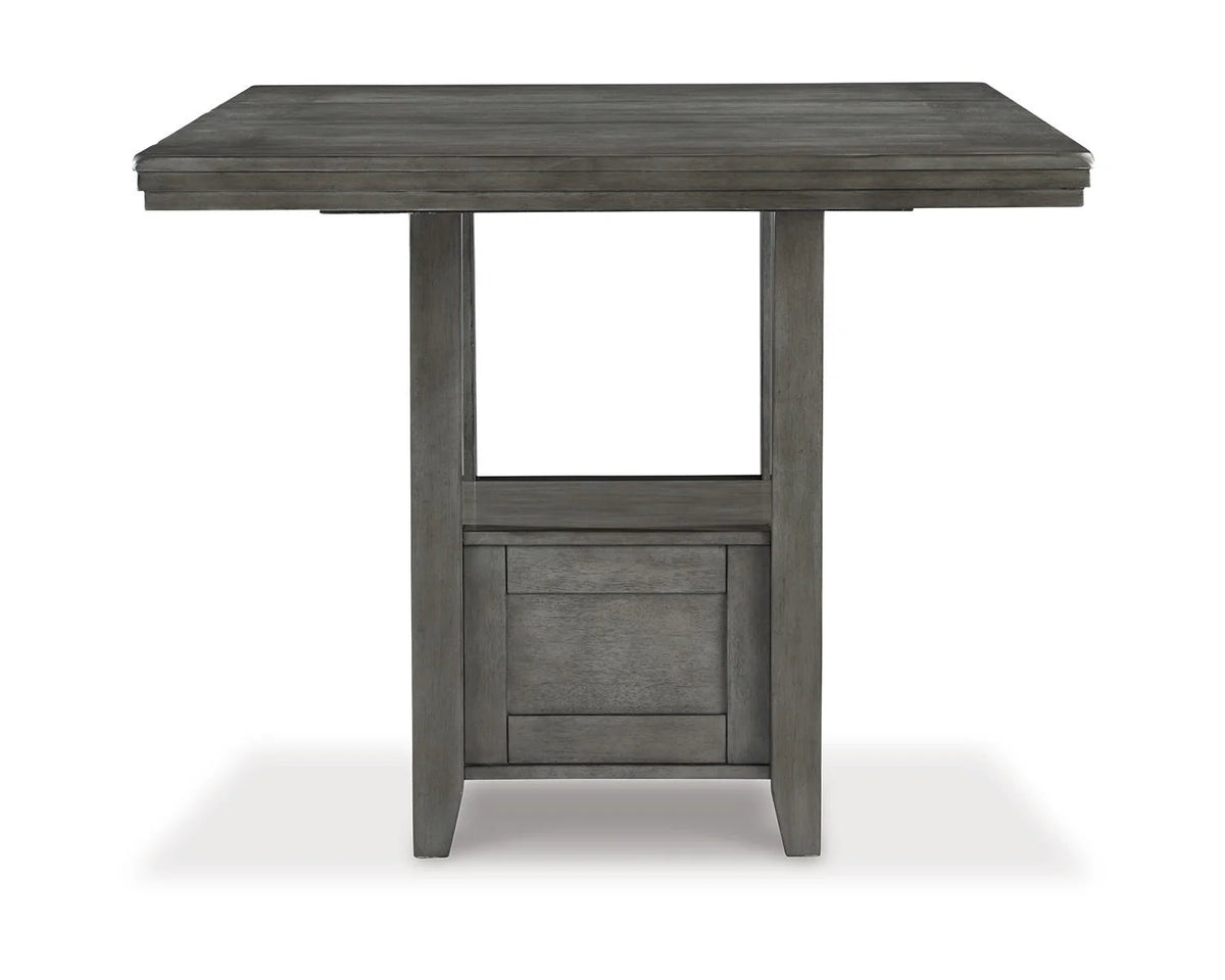 Gray Counter Height Dining Extension Table D688