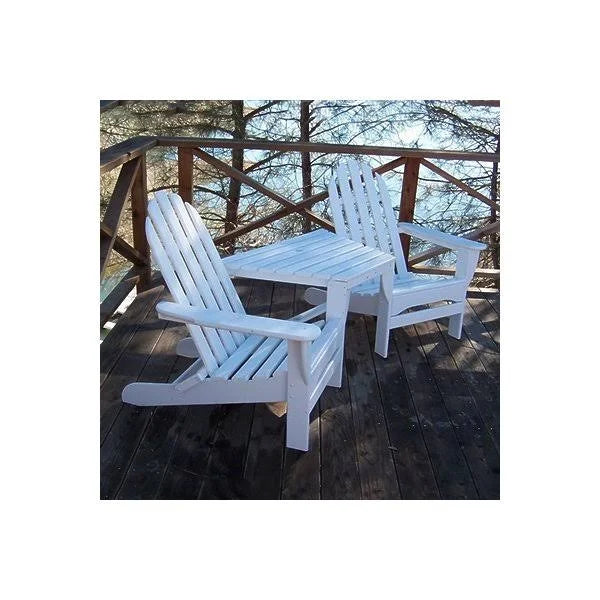 Sand Recycled Plastic Adirondack Bench P529285
