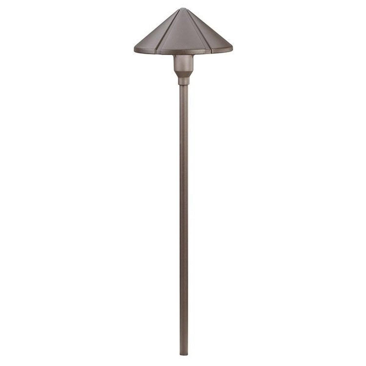 Textured Architectural Bronze LED Path Light Q310