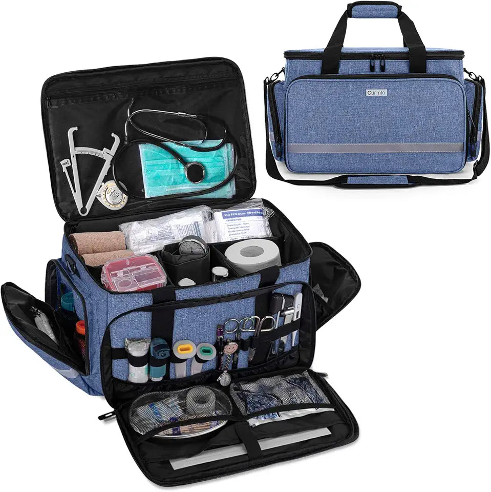 Nurse Bag with Inner Dividers and No-Slip Bottom N280022