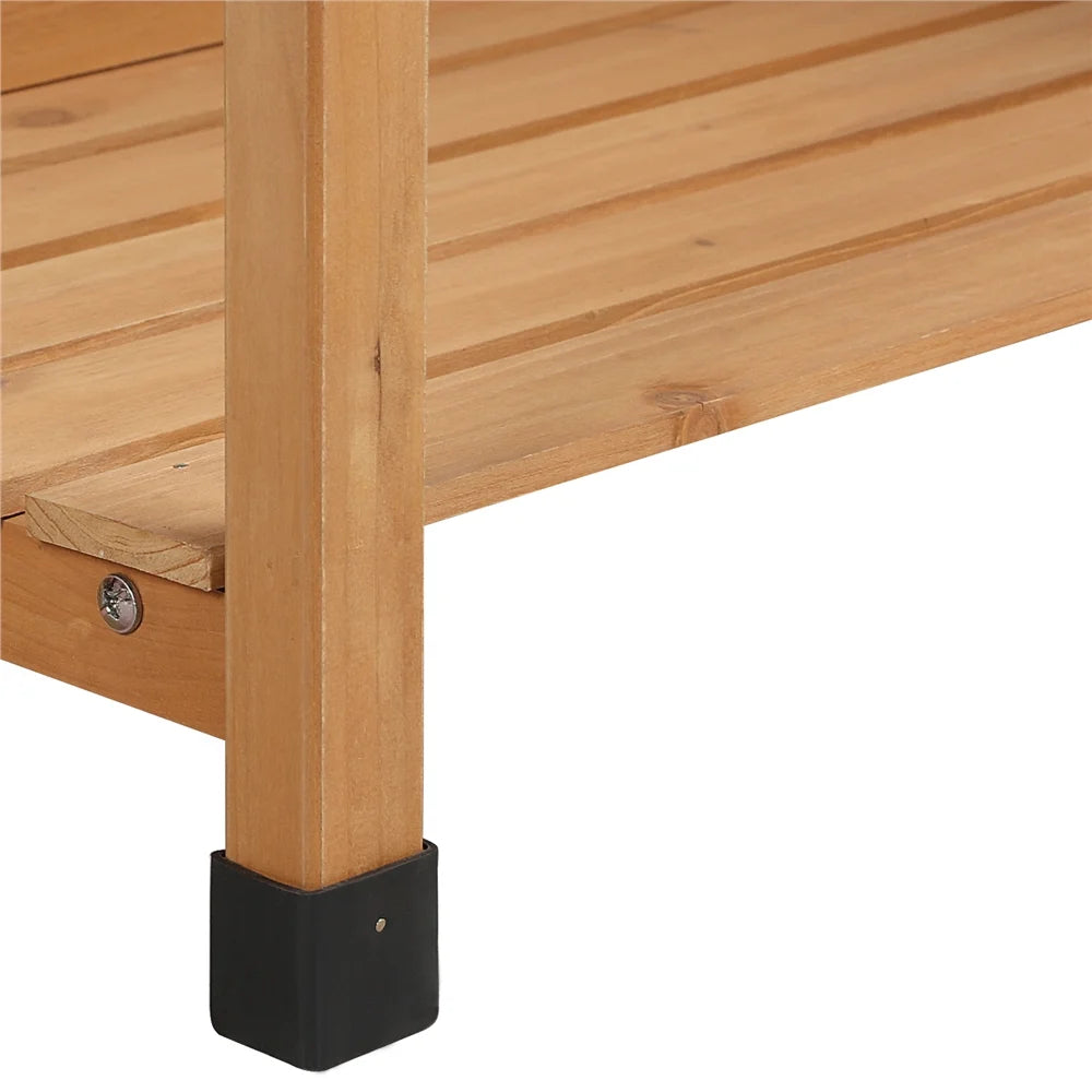 Cedarwood Potting Bench with Sink M266