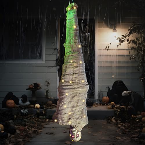 65" Animated Hanging Cocoon Corpse with Lights and Sound L32698