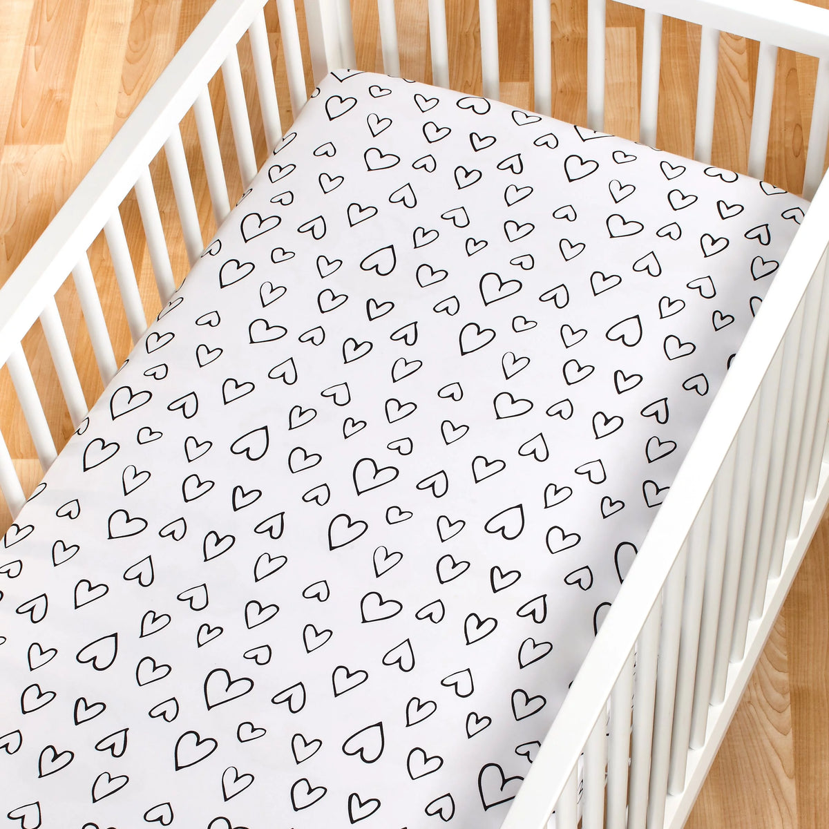 3 Pc Organic Cotton Crib Bedding Set S88994