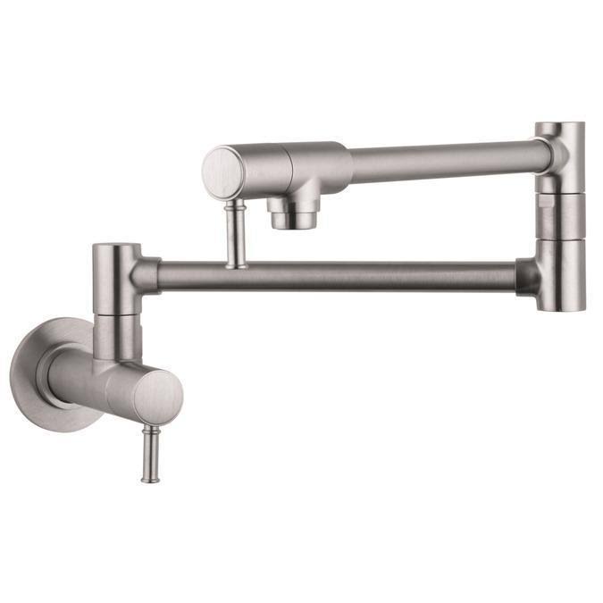 Rubbed Bronze Wall Mounted Pot Filler N347