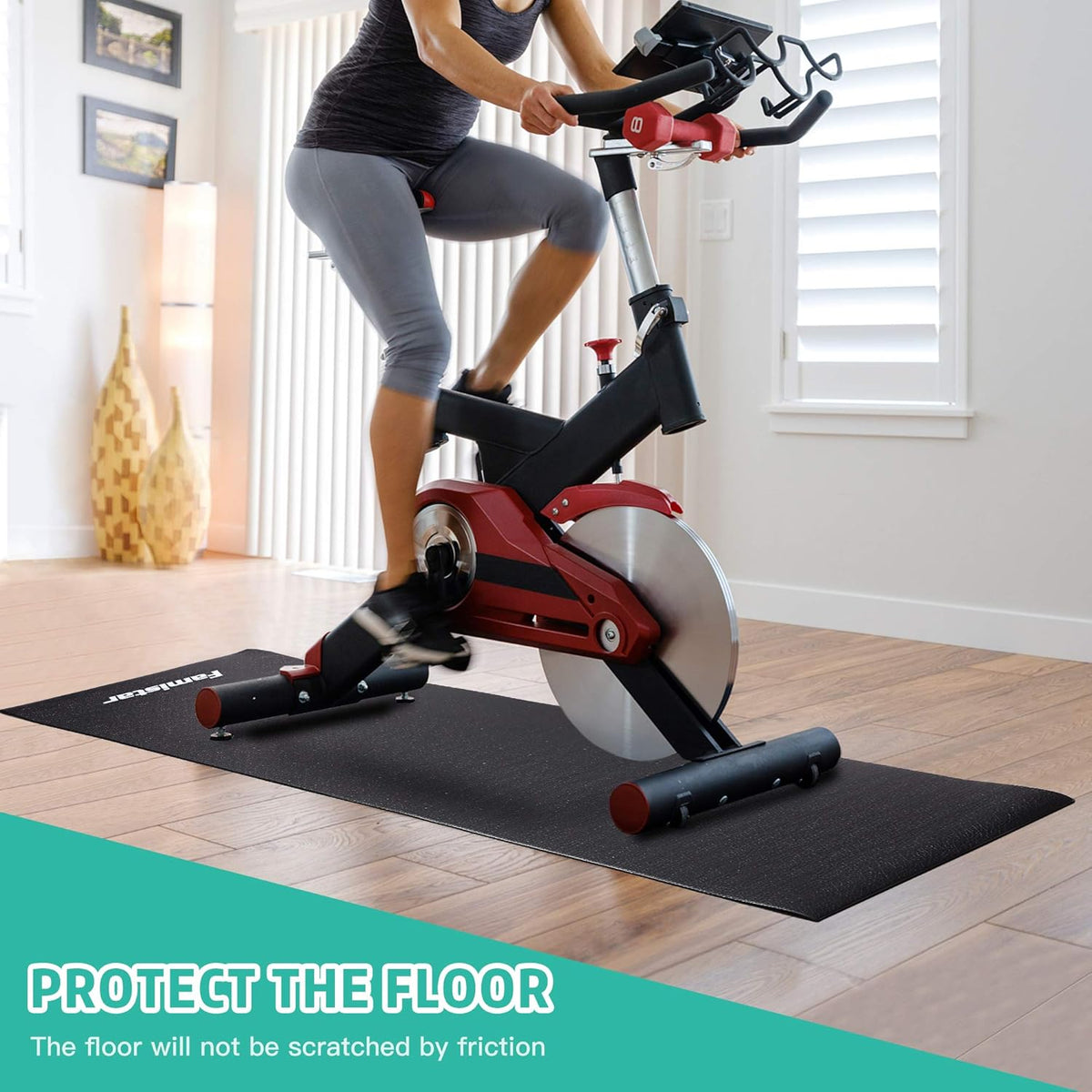 70"x30" Exercise Bike Mat Pack of 2 L82888