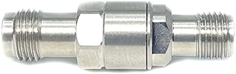 2.4 mm Female to 3.5 mm Female Microwave Adapter, 50 Ohm, Stainless Steel Body F91513