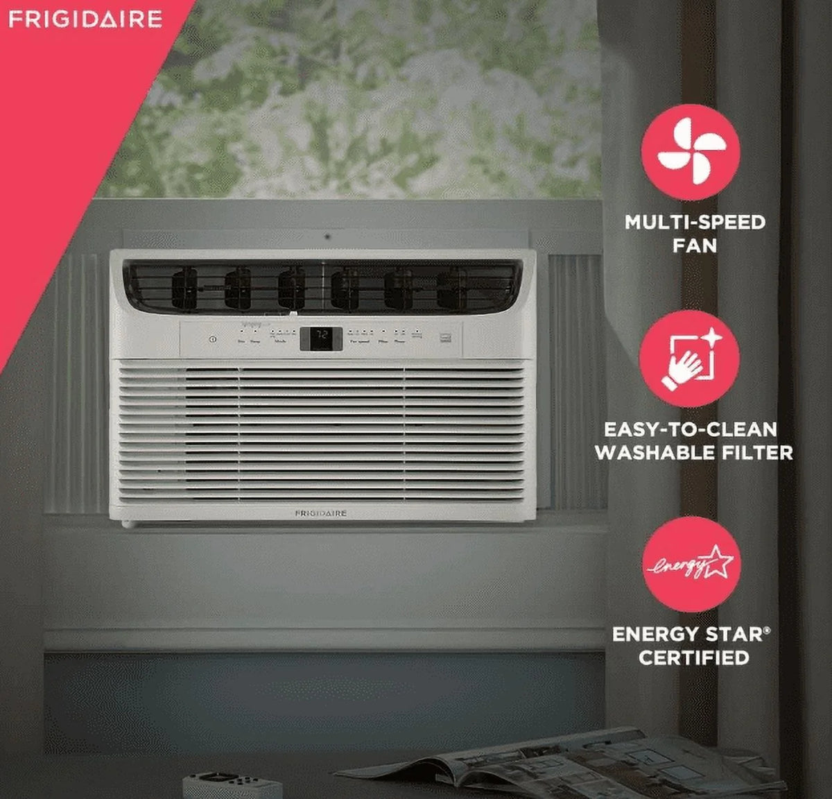White 10,000 BTU Window Air Conditioner T4272