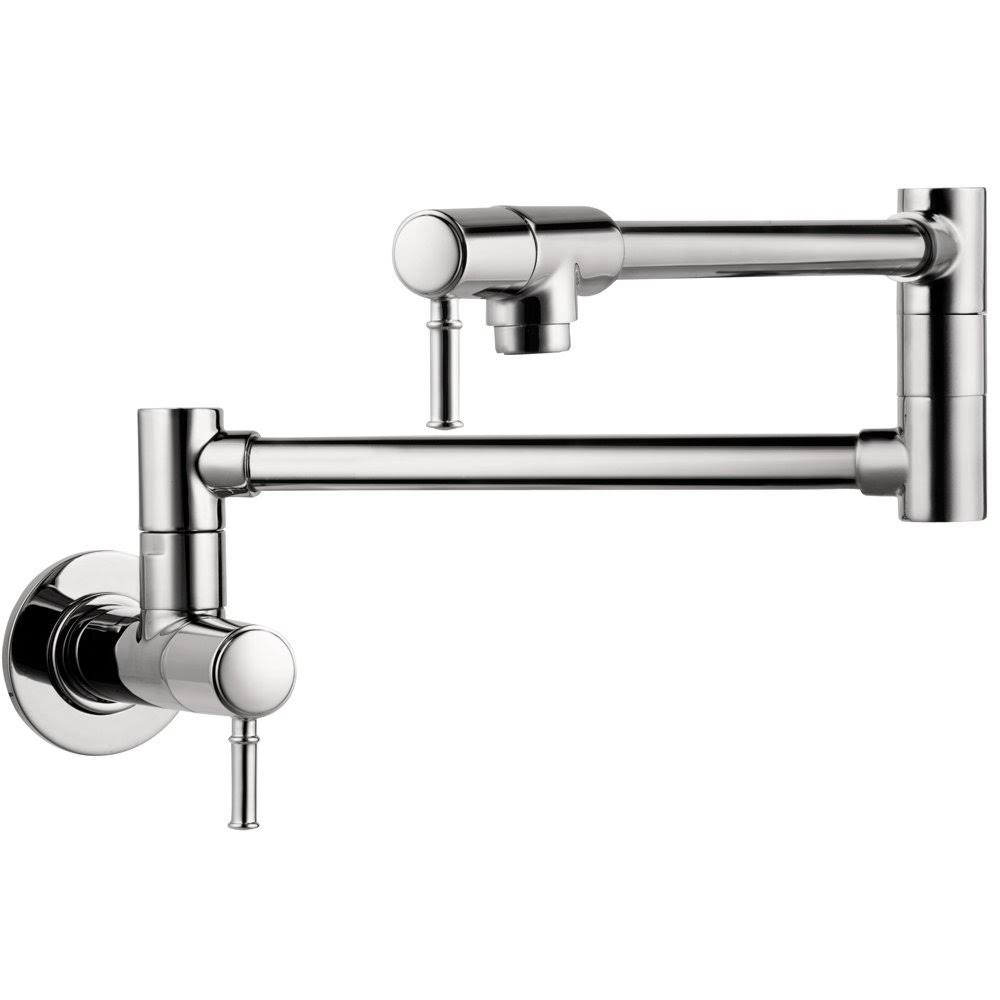 Rubbed Bronze Wall Mounted Pot Filler N347