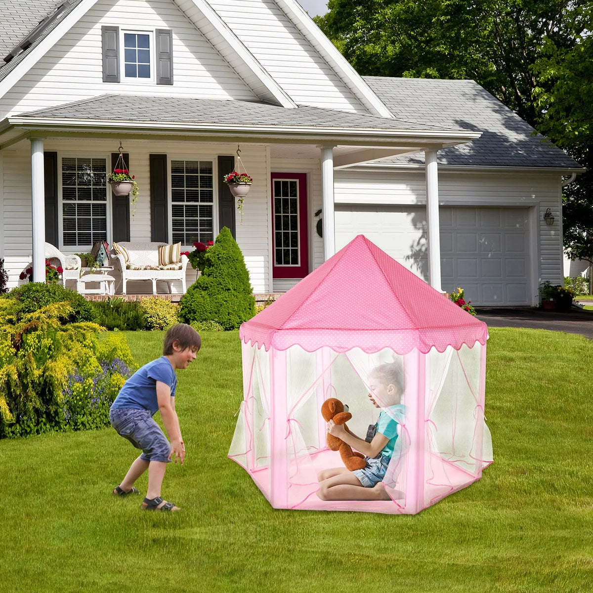 Princess Castle Tent Playhouse with Carry Case H218973