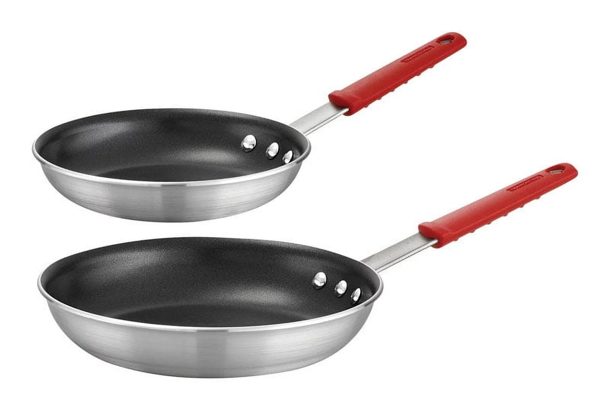Aluminum Fry Pan 8 & 10 In. Silver J746