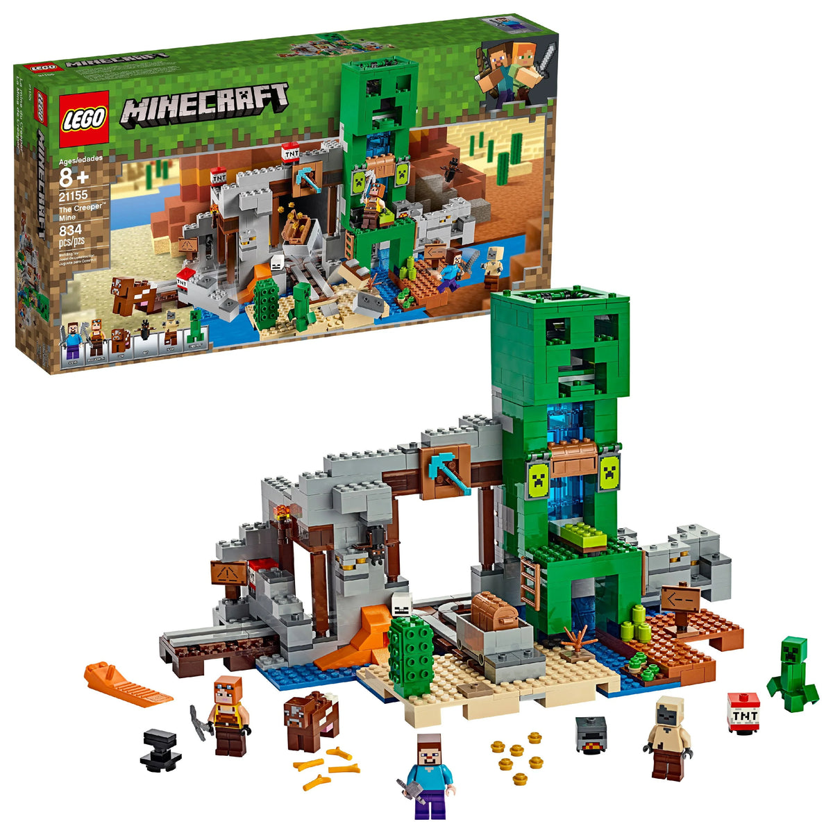 Minecraft Building Set 830 Pieces F715