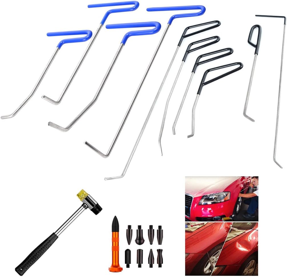 Paintless Dent Repair Rods 10pcs Dent Puller Tap Down Pack of 2 E213884