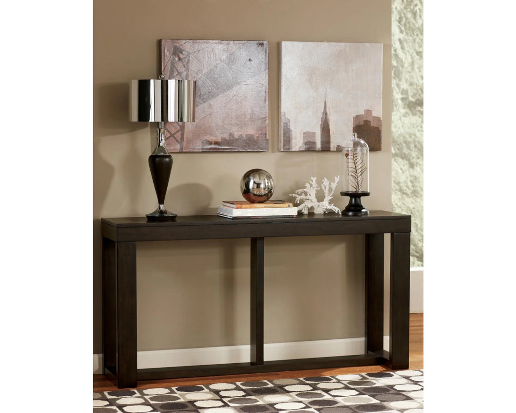 Dark Brown Sofa Console Table A15001