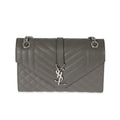 Grey Medium Envelope Flap Bag H895