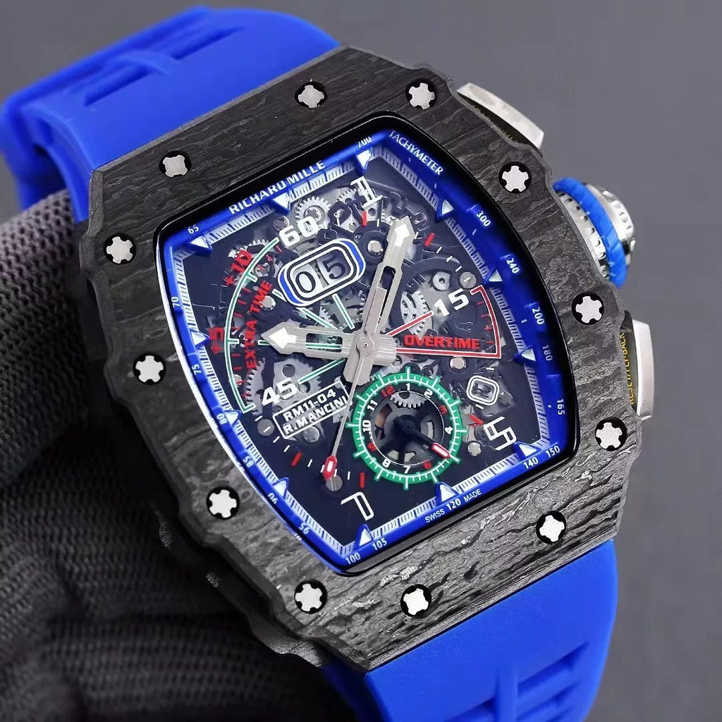 Blue Dial Skeleton Watch M10069