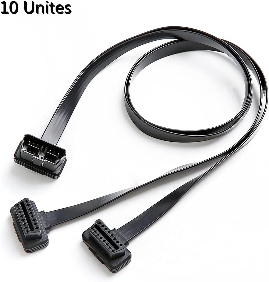 OBD2 16 Pin Splitter Extension Cable Adapter 10 Pack R775426