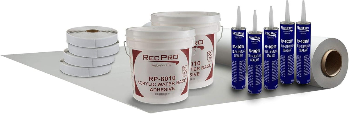 PVC Rubber Roof Kit 9.5' Wide x 30 ft C741031
