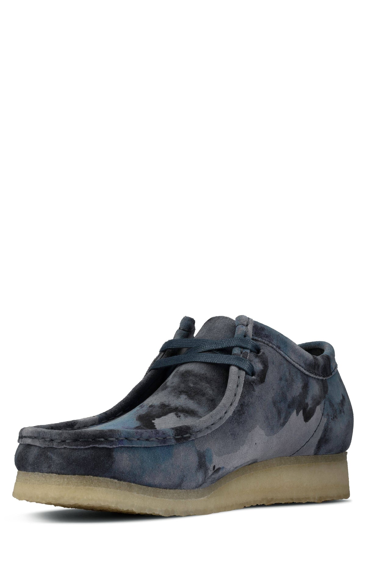 Blue Camo Wallabee Shoes I80287