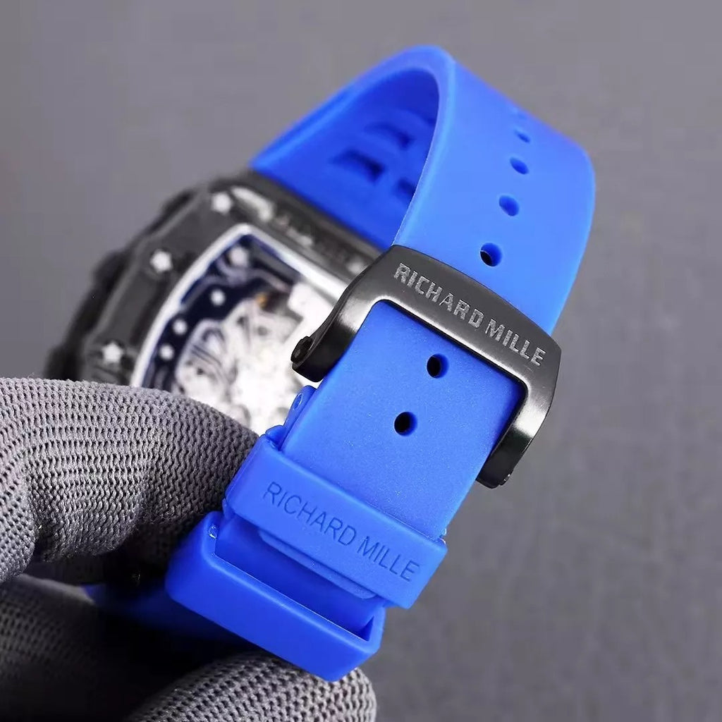 Blue Dial Skeleton Watch M10069