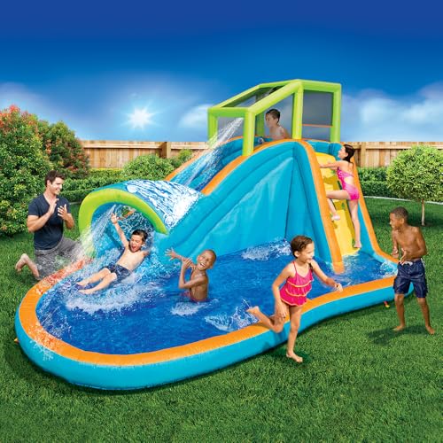 Inflatable Water Slide with Built in Sprinkler and Blower U8310