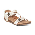 Jillian Braided Quarter Strap Gold Shoes L23655