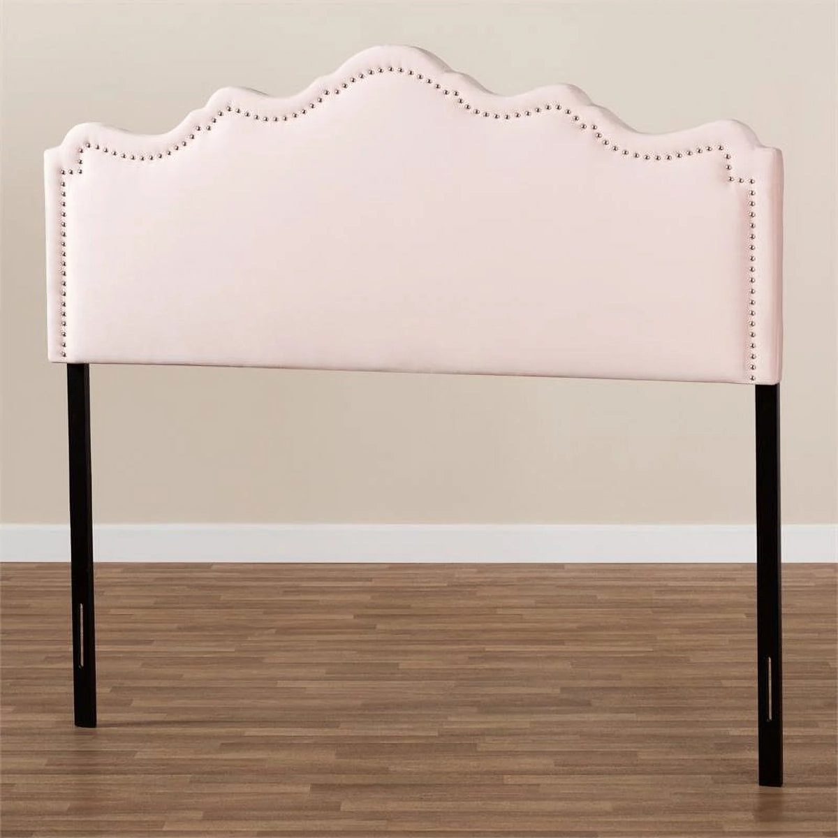 Velvet Queen Headboard in Light Pink W8495