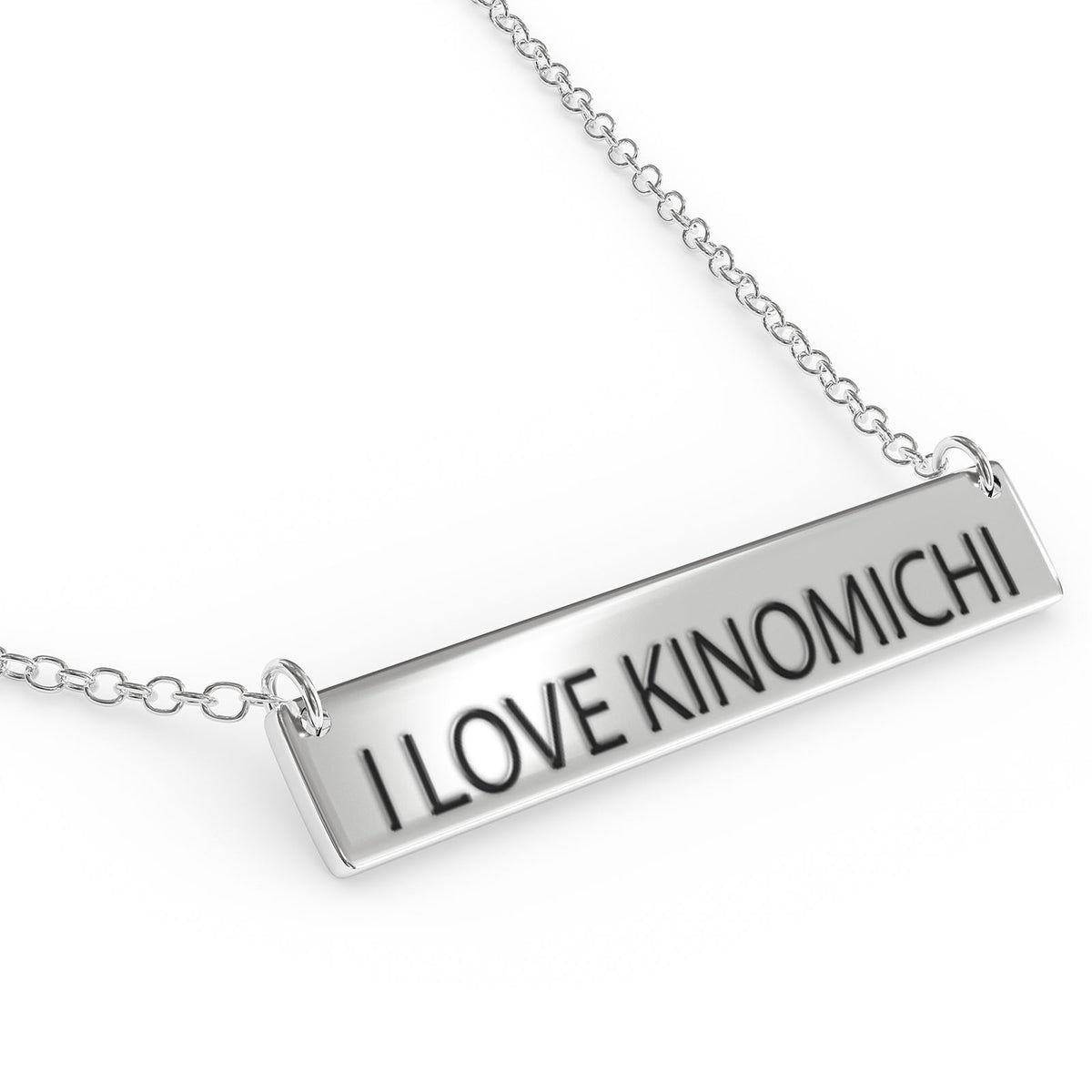 Sterling Silver Bar Pendant Necklace M47869