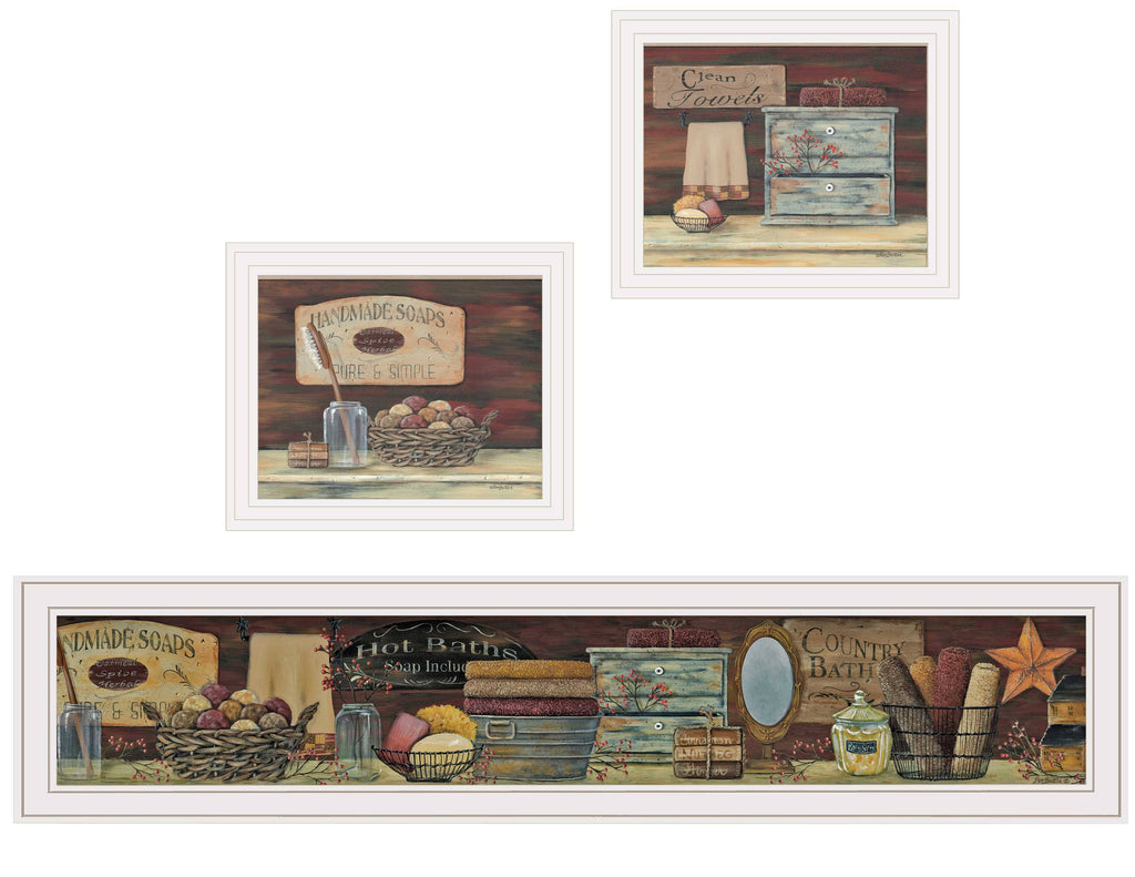 White Frame 3-Piece Vignette B359