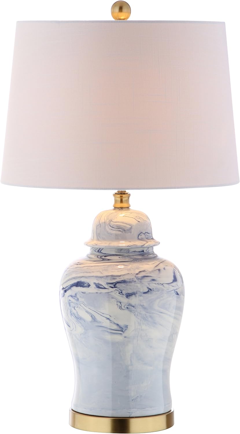 Blue/White Ceramic LED Table Lamp Y808
