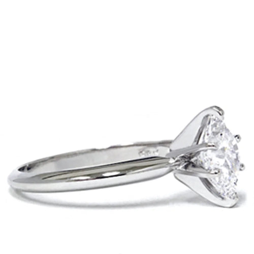 1ct Marquise Diamond Engagement Ring 14K White Gold A28906
