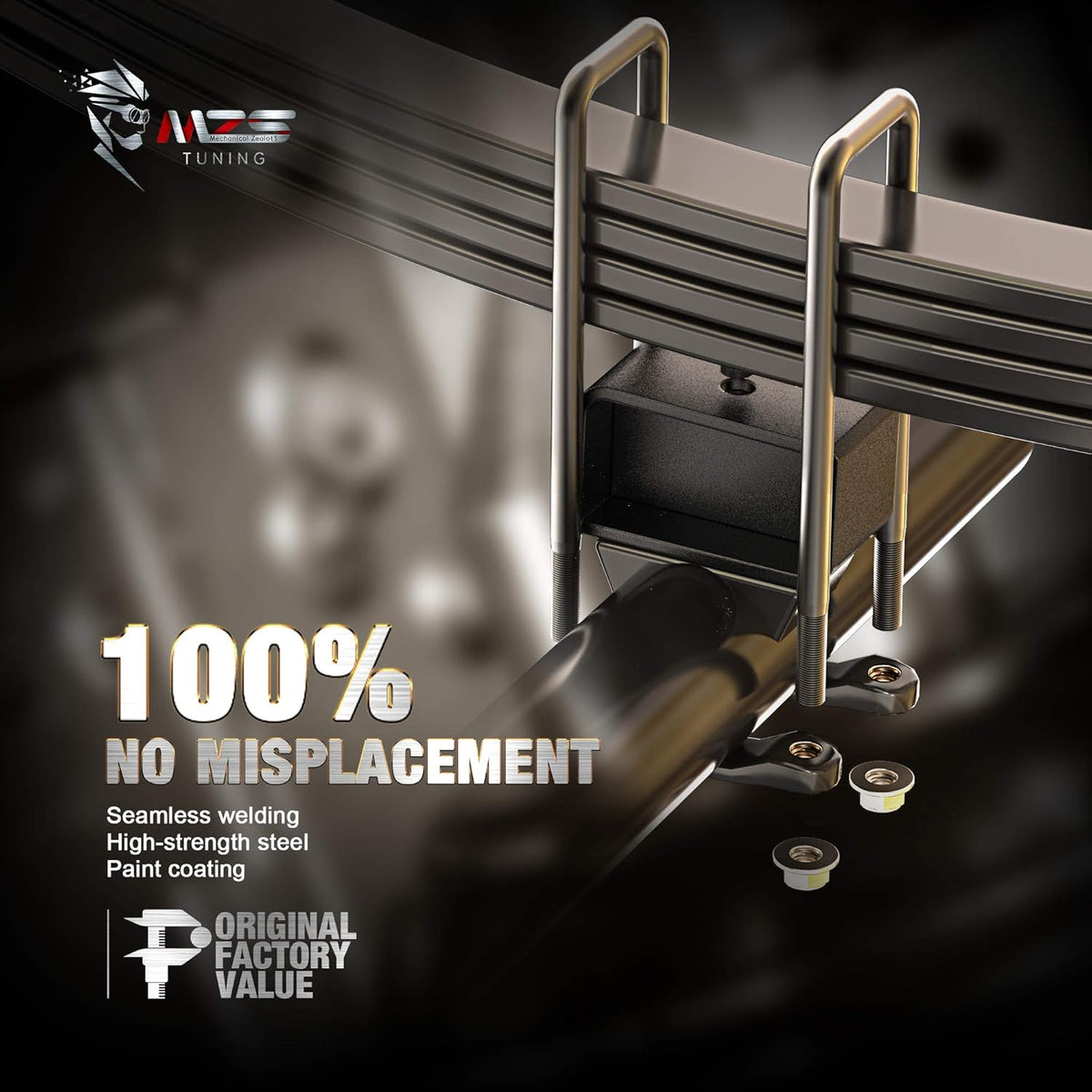 2 inch Rear Suspension Leveling Kit Pack of 2 D104
